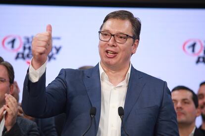 El presidente de Serbia, Aleksandar Vucic.
21/06/2020 ONLY FOR USE IN SPAIN