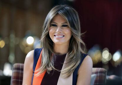 La primera dama de EE UU, Melania Trump, en una imagen de archivo.