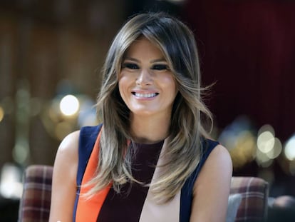 La primera dama de EE UU, Melania Trump, en una imagen de archivo.