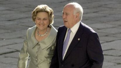 Álvaro Lapuerta y su esposa