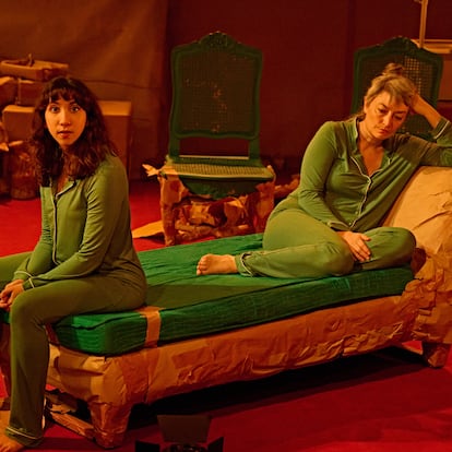 Escena de la obra 'Las pequeñas mudanzas'. Fotografía: SERGIO PARRA