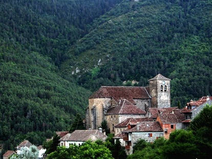 Vista panorámica de Ansó, en Huesca.