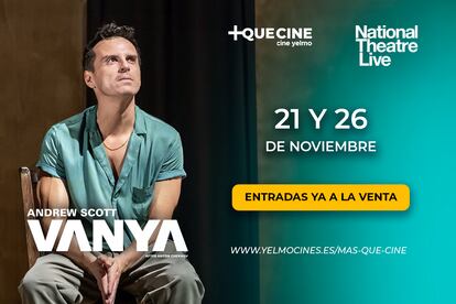 El actor Andrew Scott protagoniza esta versión de 'Vanya' del National Theatre de Londres.