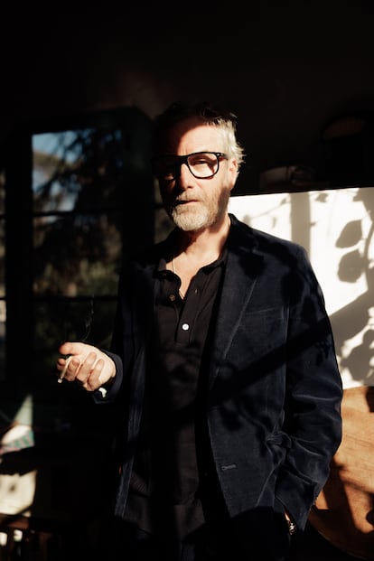 Matt Berninger posa para ICON en el estudio de Los Ángeles donde ensaya para su gira que, en principio, no pasará por España.