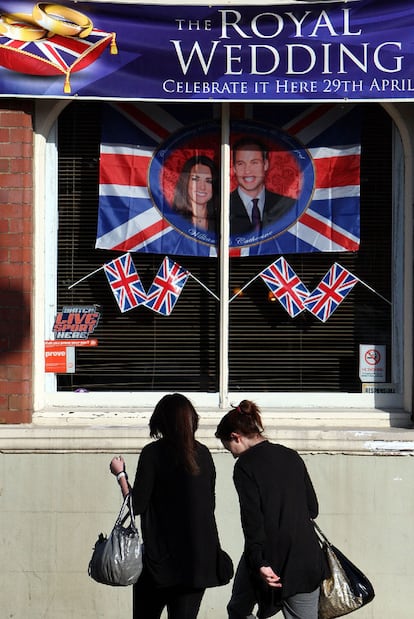 Todo está preparado en Londres para la boda real.