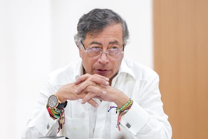 El presidente Gustavo Petro, este jueves.