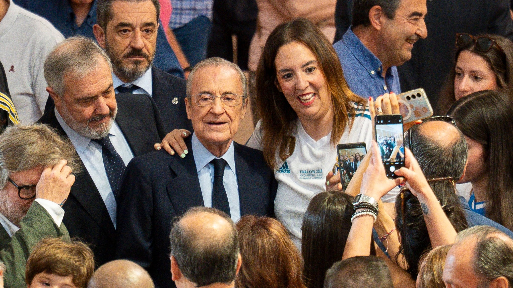 Florentino Pérez, en la Ciudad Deportiva del Real Madrid en Valdebebas, Madrid, el pasado 7 de junio.