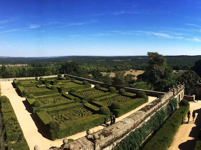El Jardín de los Frailes del monasterio de San Lorenzo de El Escorial.