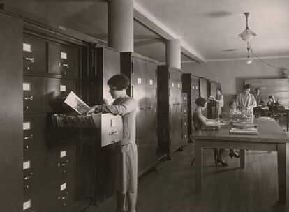 Despachos de National Geographic en Washington D.C. fotografiados en 1926
