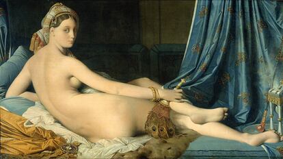 La gran odalisca. Jean-Auguste-Dominique Ingres, 1814, París, Musee du Louvre.