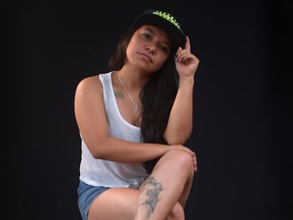 La 'freestyler' guatemalteca Nesly Consuegra, en una imagen de sus redes sociales.
