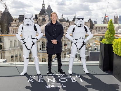 Hayden Christensen en la presentación de 'Obi-Wan Kenobi', en Londres.