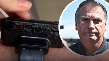 Bolsonaro admite, tras ser detenido, haber manipulado su tobillera con un soldador “por curiosidad”