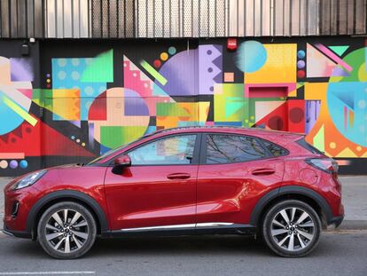 El Ford Puma posee la etiqueta de ECO gracias a su sistema Mild Hybrid. ¿Qué significa eso? Que es el mejor aliado urbano para descubrir la ciudad.