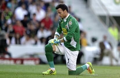 Manu Herrera durante el partido