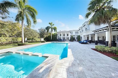 Casa ubicada en el vecindario Town & Ranch Estates, en Miami, comprada por 6,3 millones de dólares en julio de 2021.