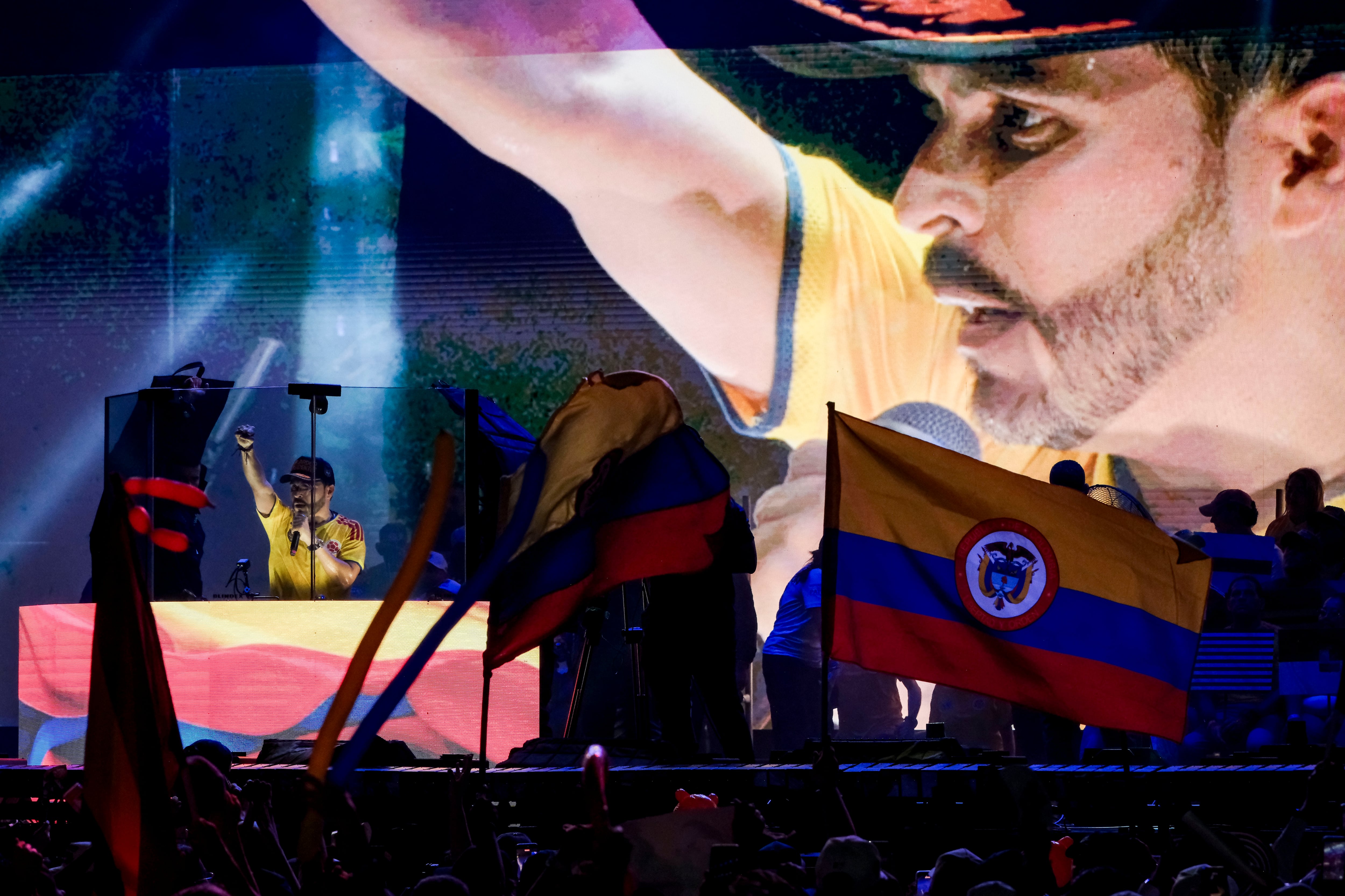 El candidato ultraderechista, Abelardo de la Espriella, el sábado en Barranquilla.