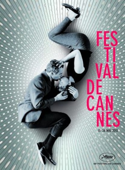 Paul Newman y Joanne Woodward en el cartel de la 66ª edición del festival de Cannes.