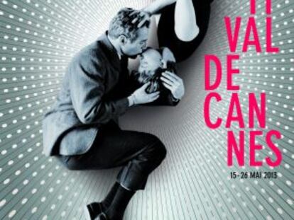 Paul Newman y Joanne Woodward en el cartel de la 66ª edición del festival de Cannes.