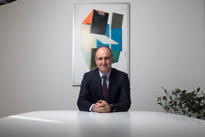 Alberto Rodríguez-Fraile, presidente de A&G Banca Privada , en la sede de la entidad en Madrid.
