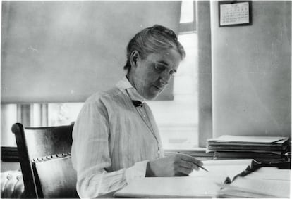 Un retrato sin fechar de Henrietta Swan Leavitt.