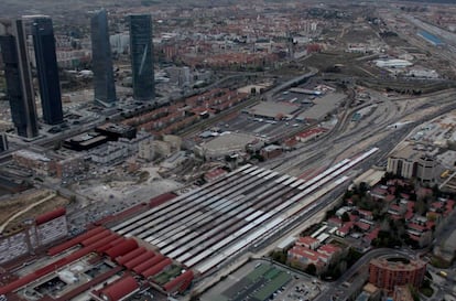 Vista de la zona donde se realizaría la operación Castellana Norte.