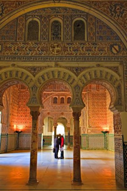 Salón de los Embajadores, en los Reales Alcázares de Sevilla.