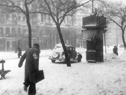 Las mayores nevadas en Madrid