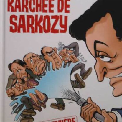 Portada de <i>La face karchée de Sarkozy.</i>