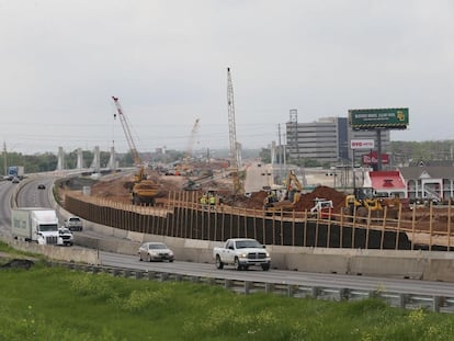 Tramo de la autopista I-35 de San Antonio, en Texas (EE UU).