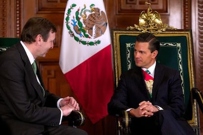 El presidente mexicano, Enrique Peña Nieto, el 14 de febrero.