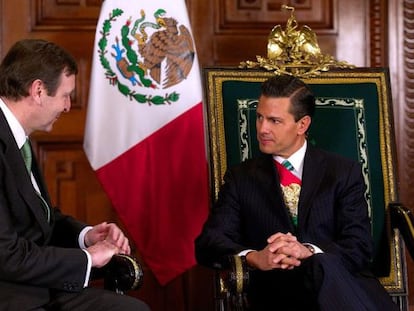 El presidente mexicano, Enrique Pe&ntilde;a Nieto, el 14 de febrero. 