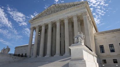 La fachada del Tribunal Supremo de Estados Unidos, en Washington.