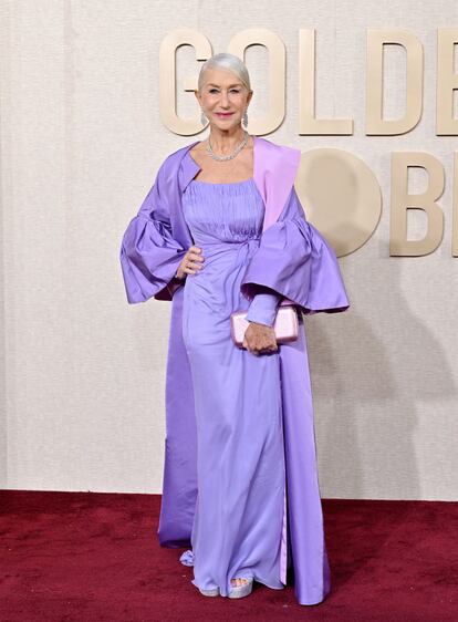 La crítica especializada fue unánime en la 81.ª edición de los Premios Globo de Oro, celebrada el 7 de enero de 2024 en el Beverly Hilton Hotel de Beverly Hills. En esta ocasión, Mirren lució un vestido personalizado de Dolce & Gabbana en tonos morados, que incluía una elegante capa.
