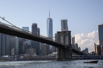 Manhattan des del pont de Brooklyn