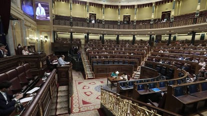 Vista del Congreso de los Diputados.
