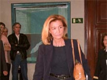 Pilar Valiente, el día de su comparecencia en el Congreso.