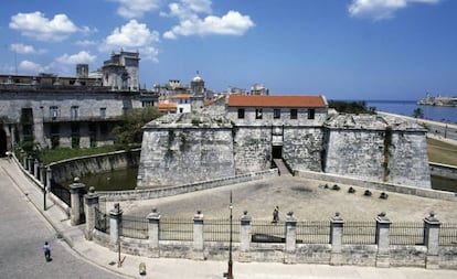 Plaza del Cristo, en La Habana.