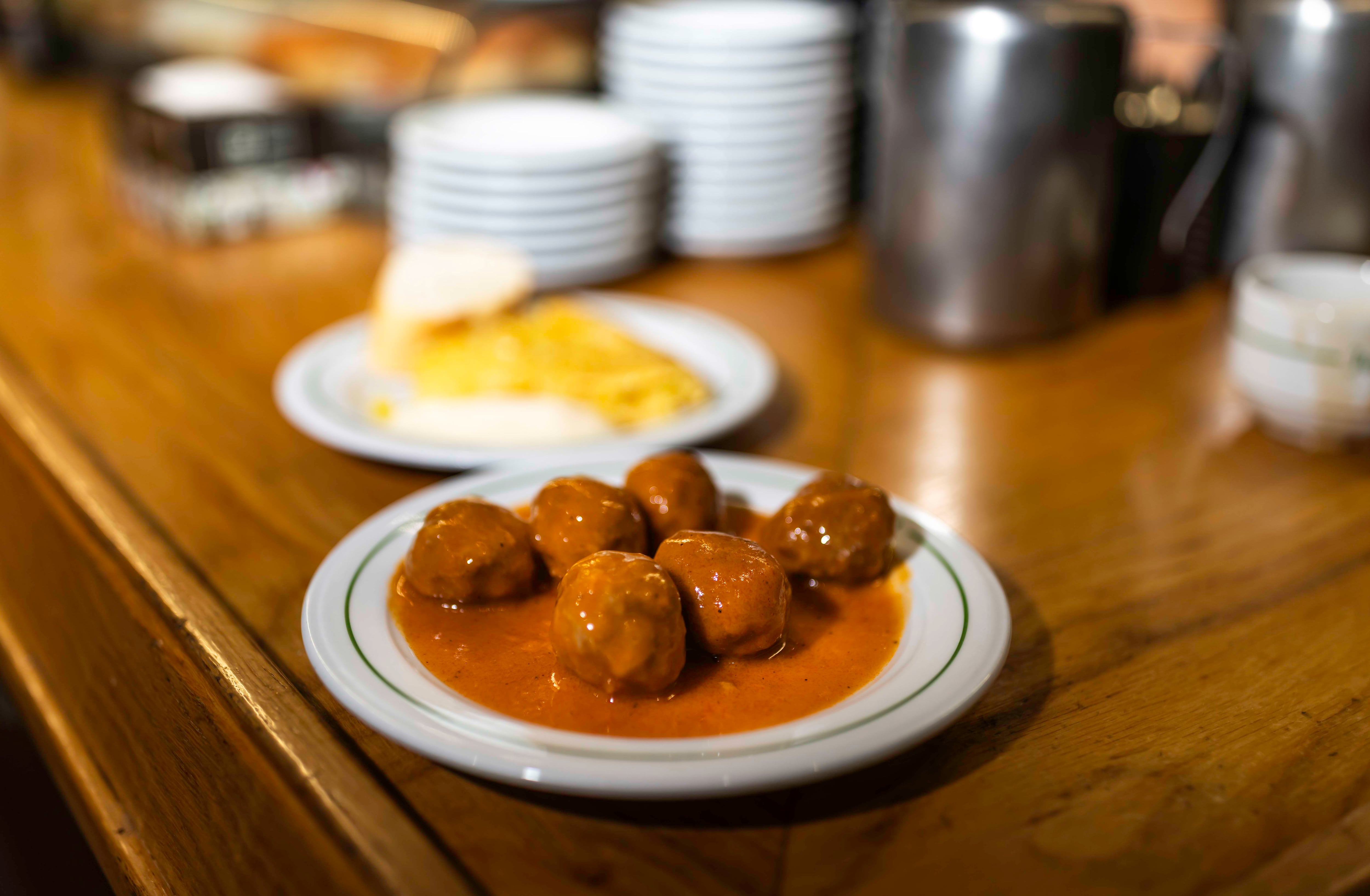 Ración de albóndigas de Jurucha.

