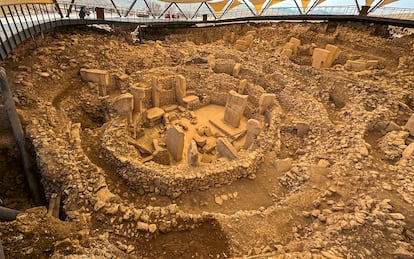 Detalle del yacimiento arqueológico de Göbekli Tepe que, para algunos arqueólogos, podría ser el conjunto religioso más antiguo del planeta.