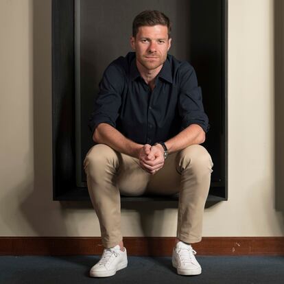 Xabi Alonso, en una entrevista en 2018.