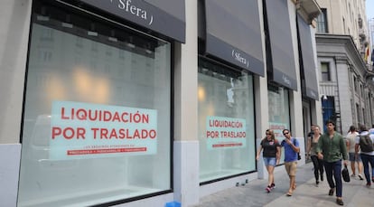 Tienda de Sfera en el número 30 de Gran Vía. 