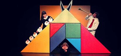 Imagen del espactáculo 'Musicantes' en teatro Tyl Tyl de Navalcarnero.