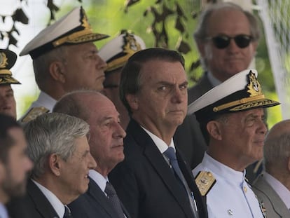 O presidente Jair Bolsonaro em evento no Rio.