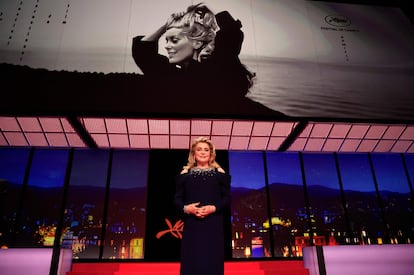 Catherine Deneuve,  en la ceremonia de apertura del festival. 