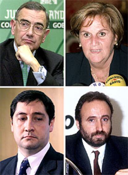 Pomés, De Gispert, Pelegrí y Fernández Teixidó.