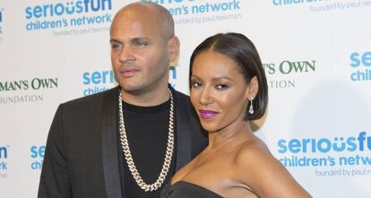 Mel B y su expareja Stephen Belafonte, en 2014.