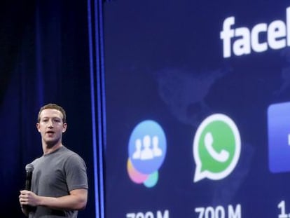 El CEO de Facebook, Mark Zuckerberg, el 25 de marzo en San Francisco, California.