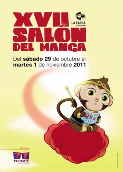 Cartel de la Feria del Cómic de Barcelona.