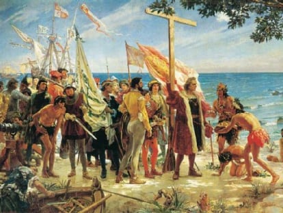 A primeira homenagem do Novo Mundo a Colombo.